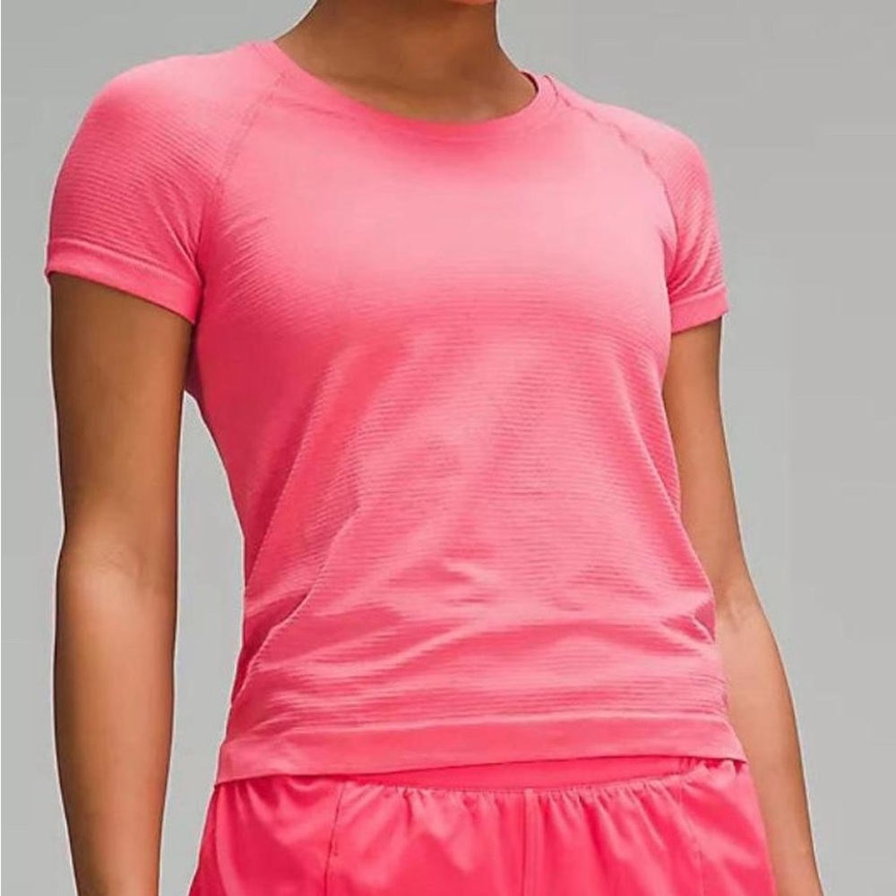 Pink lululemon swiftly tech